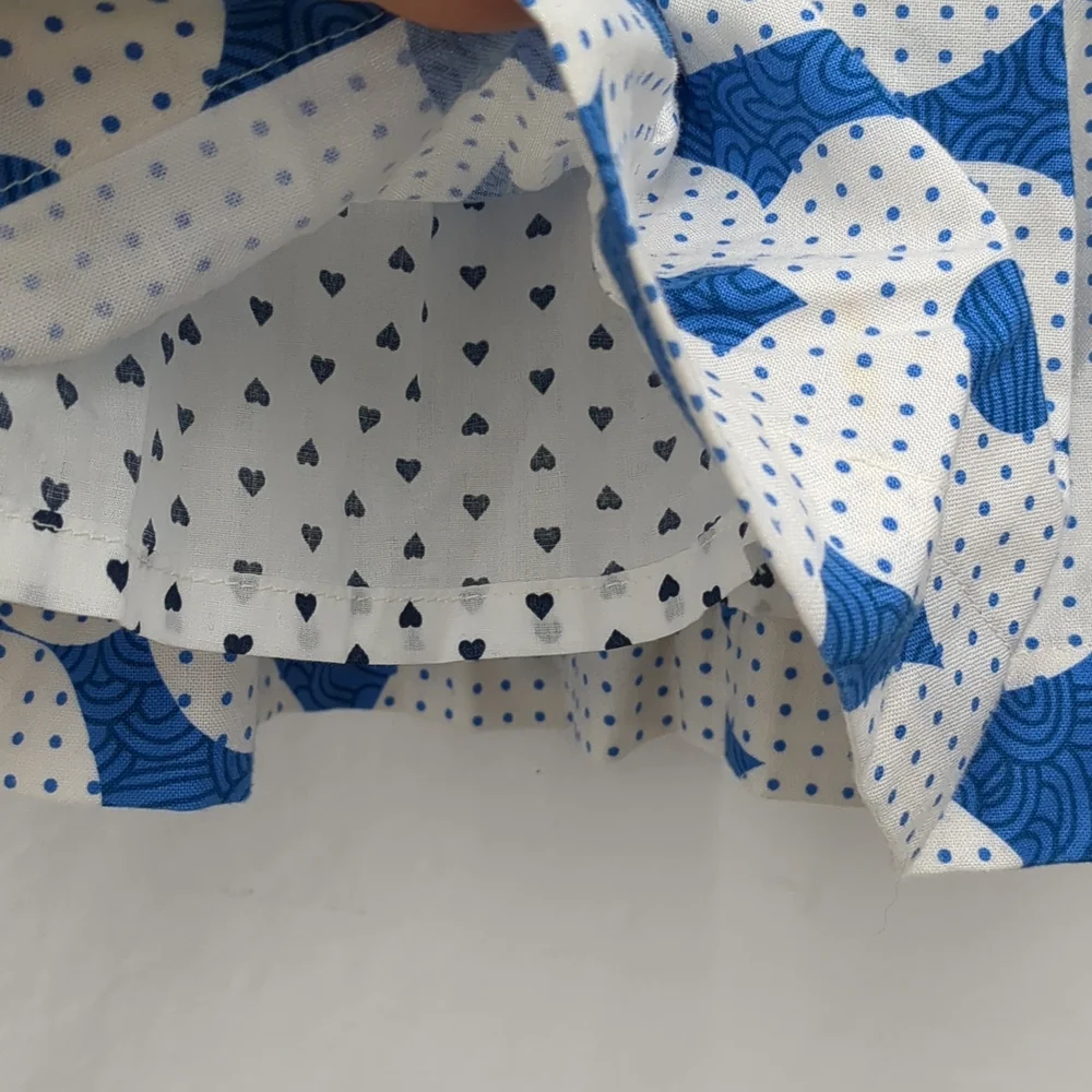 Redfish blue white floral sleeveless dress sz 2 - Picture 4 of 8